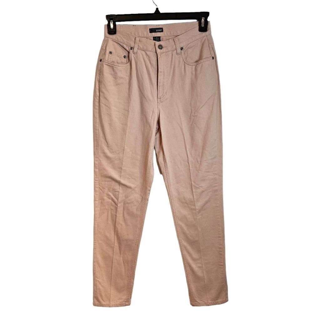 HIGH WAIST Liz Claiborne Baby Pink Jeans sz 8 Tall